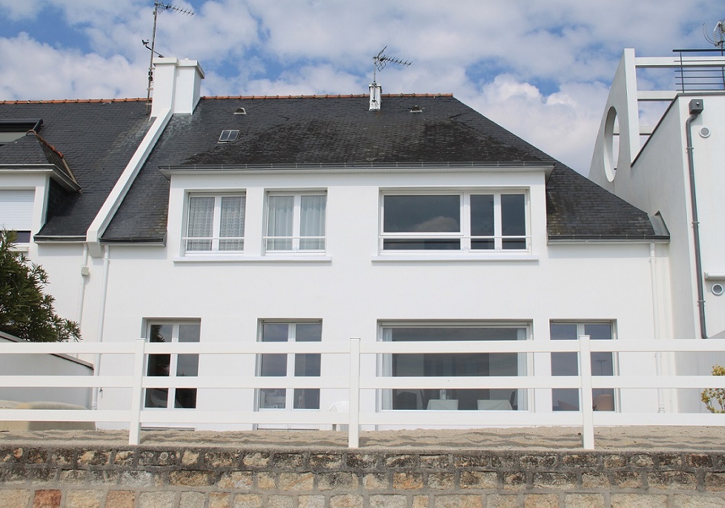 Vue de la maison côté plage
